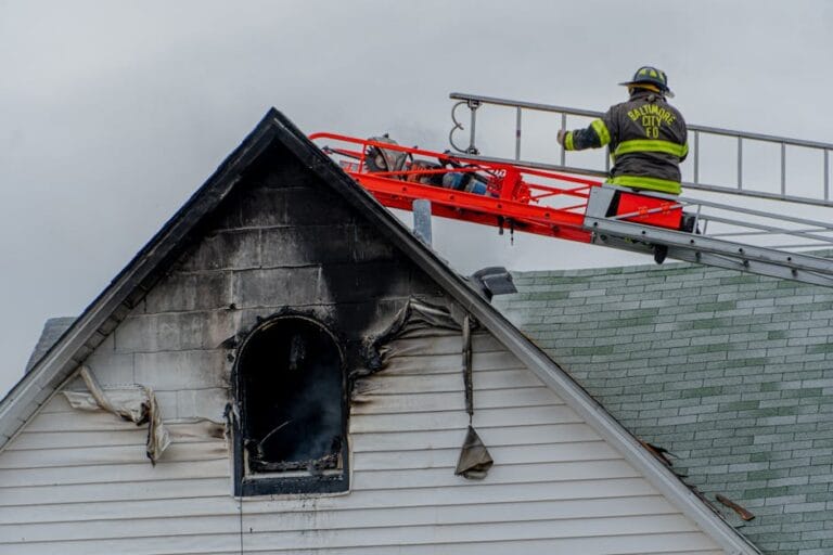 fire damage roof repair